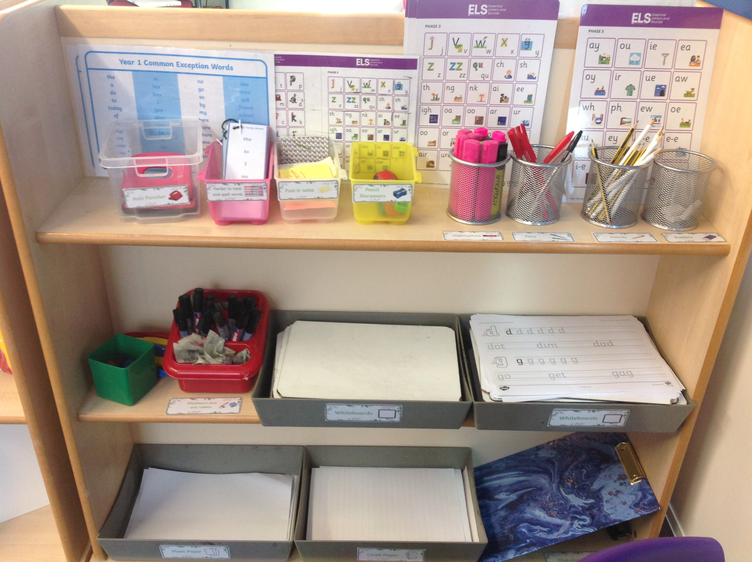 Writing Area